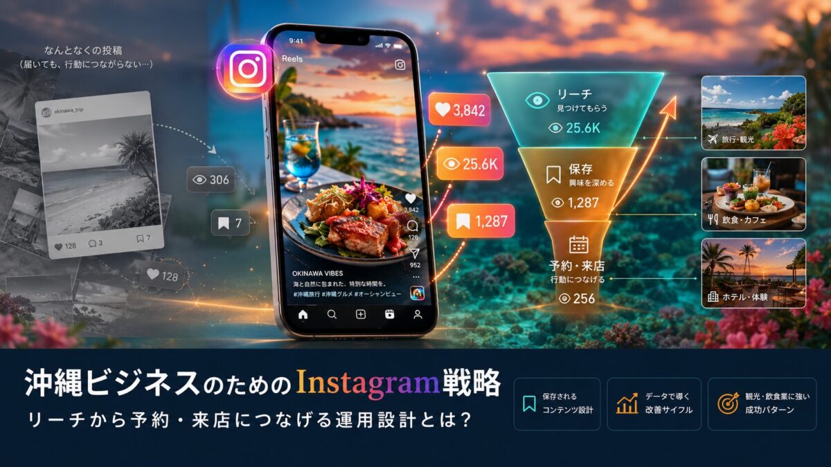【10万字超】全41市町村SNS調査で解く、沖縄観光・飲食Instagram戦略2026