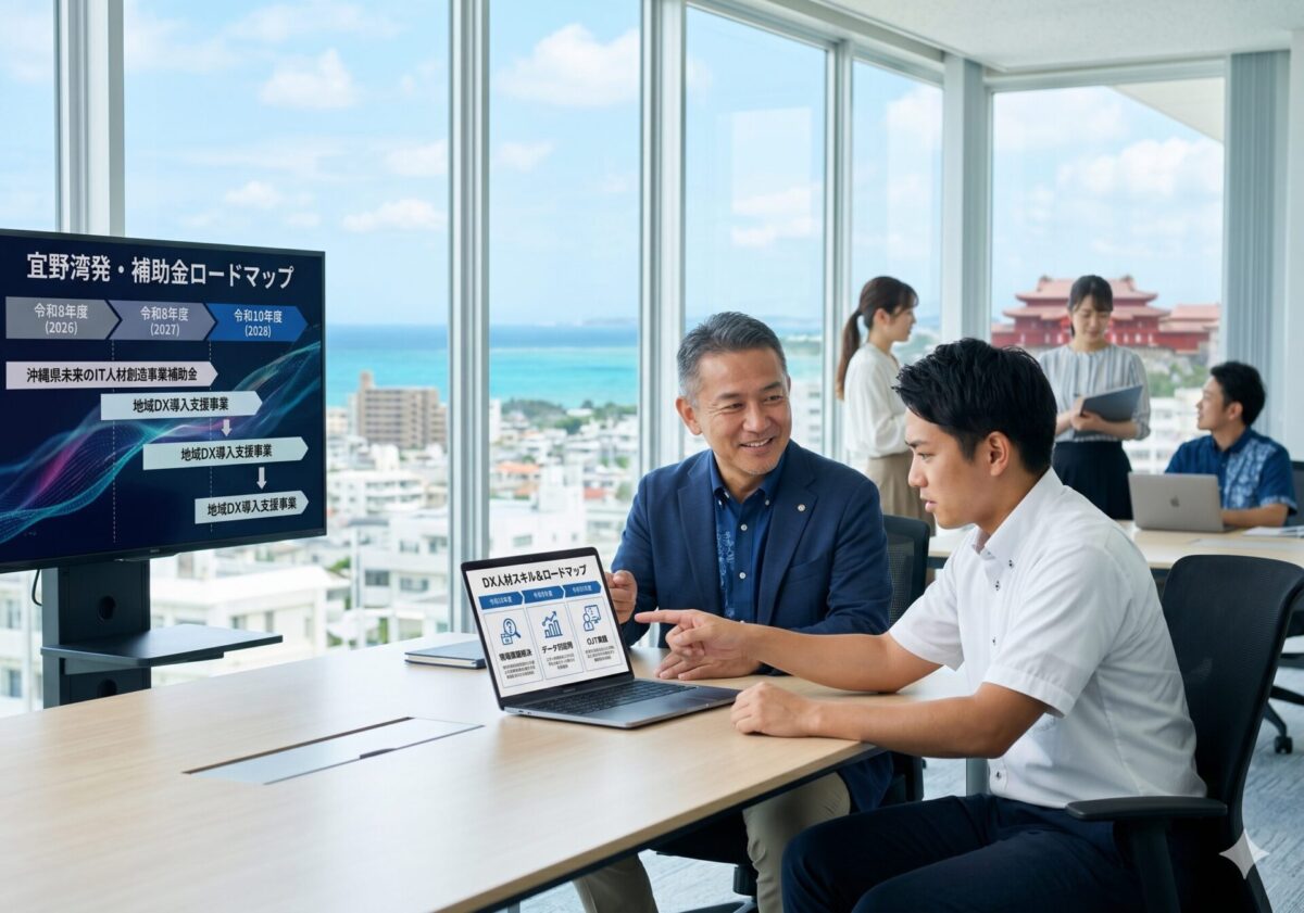 DX人材に求められるスキルと育成方法。座学より効く「伴走型OJT」と沖縄の補助金ロードマップ【宜野湾発】