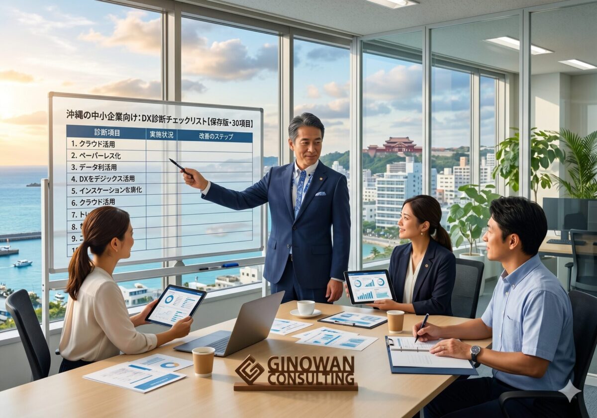 沖縄の中小企業向け：DX診断チェックリスト【保存版・30項目】