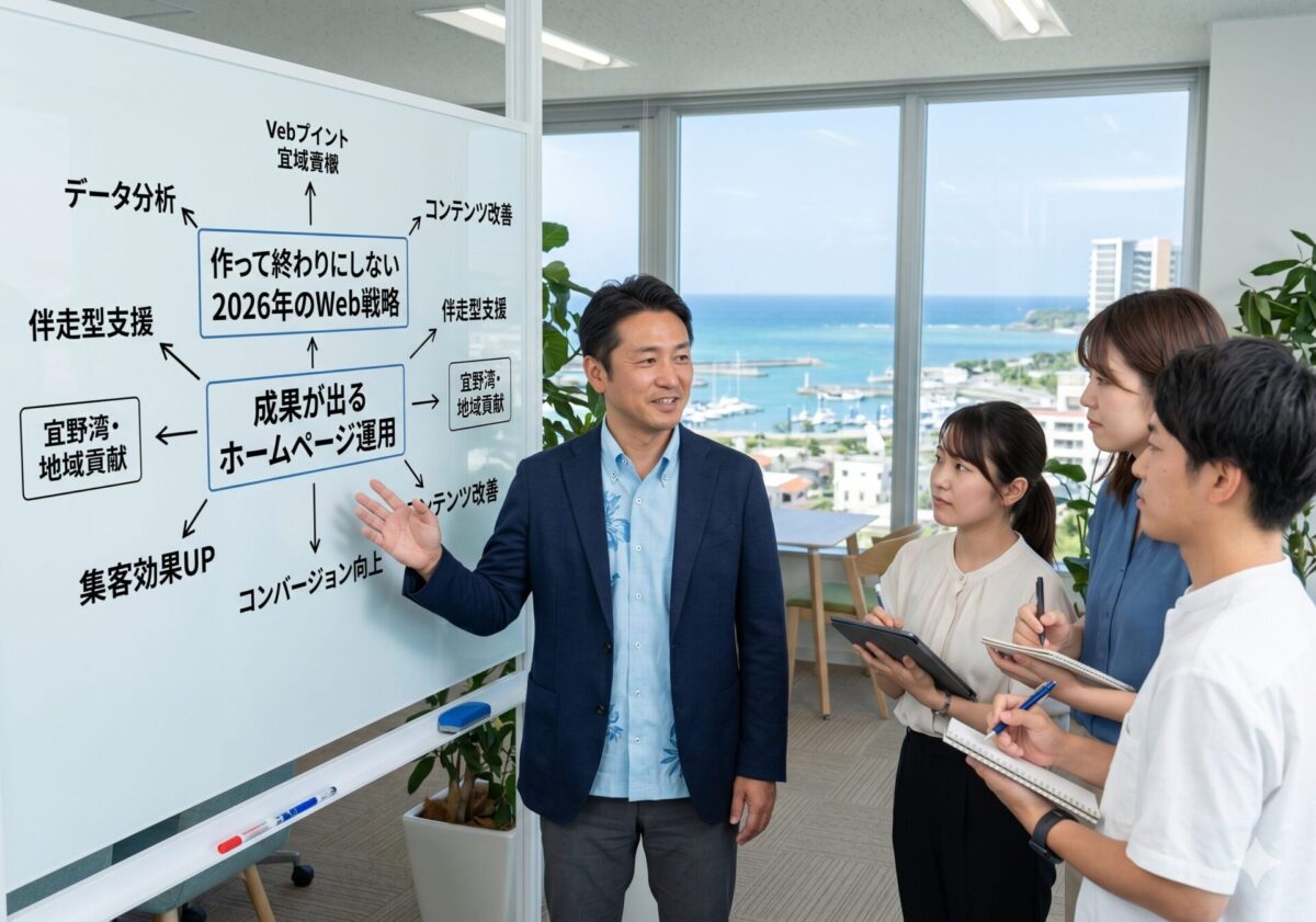 宜野湾のプロが教える「成果が出るホームページ運用」の極意。作って終わりにしない2026年のWeb戦略