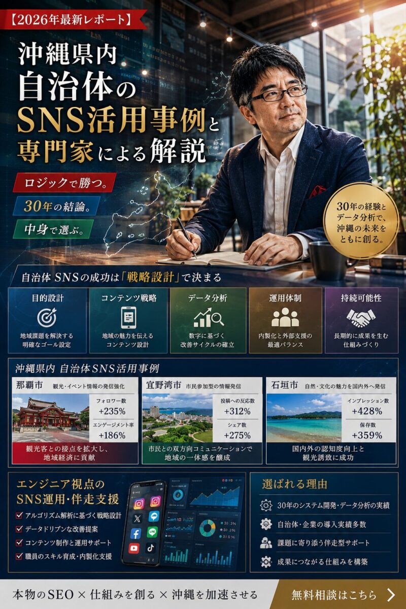 【2026年最新レポート】沖縄県内自治体のSNS活用事例と専門家による解説